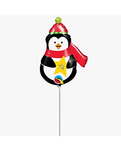 Μπαλόνι minishape foil Qualatex Precious Penguin