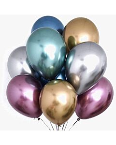 Μπαλόνια 14 ιντσών Extra Metallic Chrome ΔΙΑΛΕΞΕ ΧΡΩΜΑ