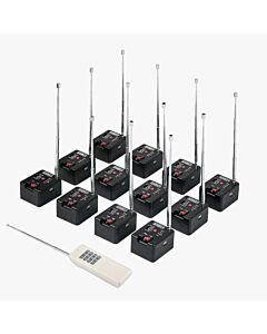 Τηλεχειρισμός Πυροτεχνημάτων 12 θέσεων - Περιλαμβάνει & 12 βάσεις