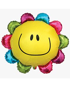 Μπαλόνια λουλούδι ουράνιο τόξο 83 εκατοστά, Flexmetal