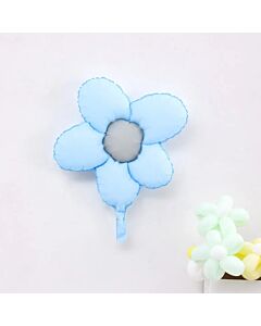 Μπαλόνι Λουλούδι παστέλ γαλάζιο γκρι - 35 εκατοστά (Φουσκώνει με αέρα)