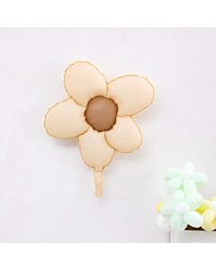 Μπαλόνι Λουλούδι παστέλ Βανίλια Καφέ - 35 εκατοστά (Φουσκώνει με αέρα)