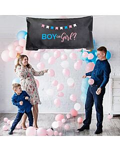 Σάκος Που Απελευθερώνει Μπαλόνια Gender Reveal (120cm X 60cm)