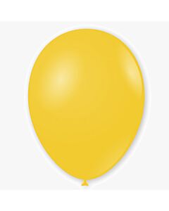 Μπαλόνια 12 ιντσών ματ κίτρινο 15 τεμάχια
