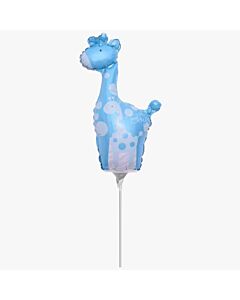 Μπαλόνι καμηλοπάρδαλη minishape γαλάζια