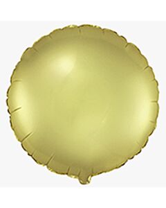 Μπαλόνια 18'' στρογγυλό σατινέ χρυσό, Flexmetal