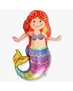 Μπαλόνια γοργόνα kid 75 εκατοστά, Flexmetal