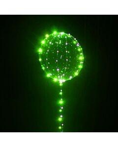 Μπαλόνι φωτιζόμενο 24 ιντσών LED πράσινο