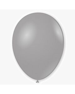 Μπαλόνια latex Γκρι 12 ιντσών 15 τεμάχια