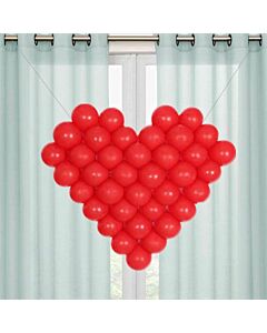 Καρδιά πλέγμα, περιέχονται τα μπαλόνια