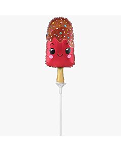 Μπαλόνια παγωτό κόκκινο 25 εκατοστά minishape, Flexmetal