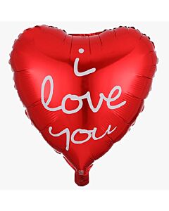 Μπαλόνι Foil 18'' καρδιά Κόκκινη - I Love You