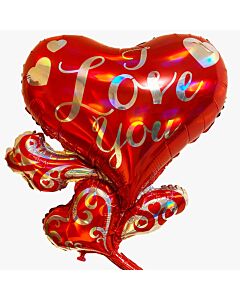 Μπαλόνι foil 20 ιντσών  καρδιά I Love you premium