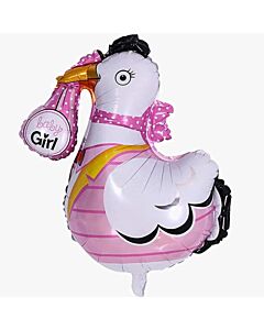 Μπαλόνι πελαργός It's a girl (Συσκευασμένο)