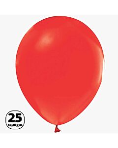 Μπαλόνι 12'' (30cm) Κόκκινο Ματ (25 Tεμάχια) - Marco Polo Quality Balloons