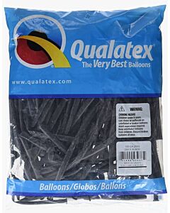 Μπαλόνια Μαύρα 260 Κατασκευής QUALATEX (100 τεμάχια)