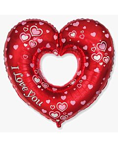 Μπαλόνι καρδιά Flexmetal 36 ιντσών Groovy Love ND