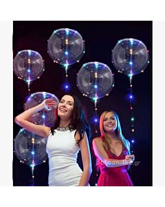 Μπαλόνι φωτιζόμενο 24 ιντσών LED λευκό