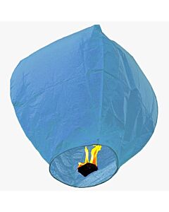 Ιπτάμενα φαναράκια γαλάζια regular size -ΣΥΣΚΕΥΑΣΙΑ 10 τεμάχια