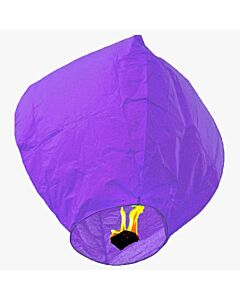 Ιπτάμενα φαναράκια Λιλά regular size -ΣΥΣΚΕΥΑΣΙΑ 10 τεμάχια