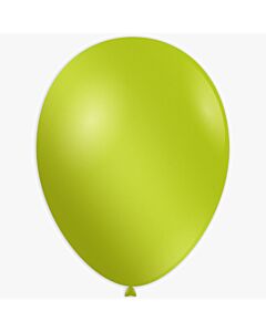Μπαλόνια 13 ιντσών περλέ lime green15 τεμάχια