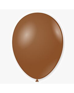 Μπαλόνια 12 ιντσών ματ καφέ μόκα 15 τεμάχια