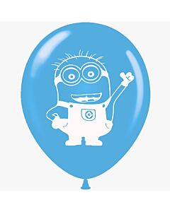 Μπαλόνια 12 ιντσών τυπωμένα 2 πλευρές MINION 15 τεμάχια ΣΥΣΚΕΥΑΣΜΕΝΑ ND