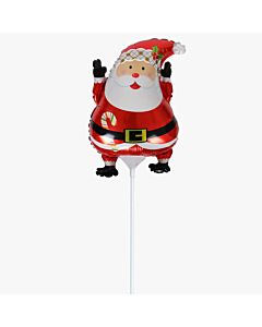 Μπαλόνι minishape Άγιος Βασίλης με στικ έτοιμος για χρήση - Κωδ. Santa 01 