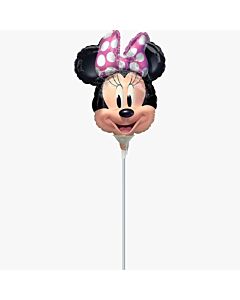 Μπαλόνια Minnie Mouse minishape με ροζ φιόγκο, Anagram