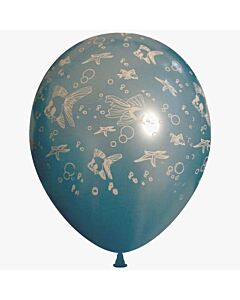 Μπαλόνια 12 ιντσών τυπωμένα με θέμα θάλασσα και ψαράκια 15 τεμάχια ΣΥΣΚΕΥΑΣΜΕΝΑ ND