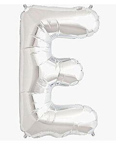 Μπαλόνια γράμματα 1 μέτρο ασημί E