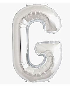 Μπαλόνια γράμματα 1 μέτρο ασημί G