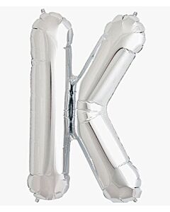 Μπαλόνια γράμματα 1 μέτρο ασημί K