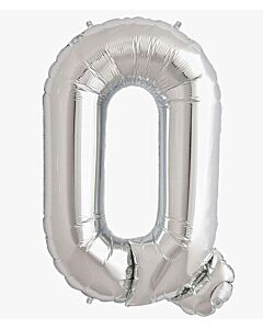 Μπαλόνια γράμματα 1 μέτρο ασημί Q
