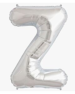 Μπαλόνια γράμματα 1 μέτρο ασημί Z