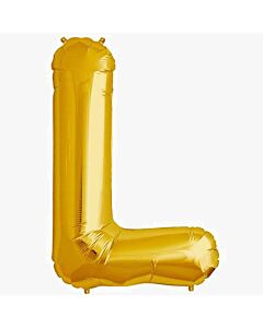 Μπαλόνια γράμματα 1 μέτρο χρυσό L