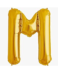 Μπαλόνια γράμματα 1 μέτρο χρυσό M