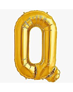 Μπαλόνια γράμματα 1 μέτρο χρυσό Q