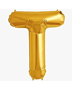 Μπαλόνια γράμματα 1 μέτρο χρυσό T