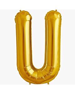 Μπαλόνια γράμματα 1 μέτρο χρυσό U