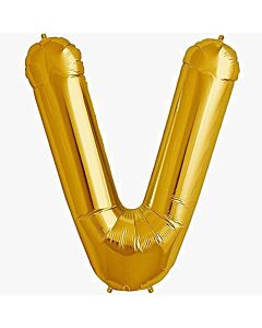 Μπαλόνια γράμματα 1 μέτρο χρυσό V