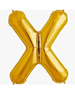 Μπαλόνια γράμματα 1 μέτρο χρυσό X