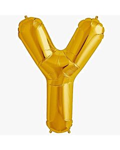 Μπαλόνια γράμματα 1 μέτρο χρυσό Y