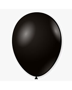 Μπαλόνια 12 ιντσών ματ μαύρο 15 τεμάχια