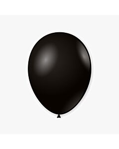 Μπαλόνια 10 ιντσών ματ μαύρο 15 τεμάχια