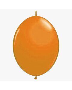 Μπαλόνι λάτεξ 14 ιντσών γιρλάντας με 2 άκρες πορτοκαλί 15 τεμάχια 