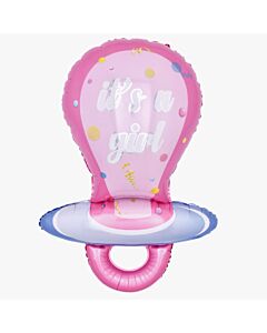 Μπαλόνι πιπίλα It's a girl - Συσκευασμένο