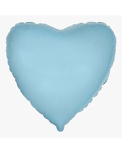 Μπαλόνια 18'' καρδιά γαλάζια, Flexmetal