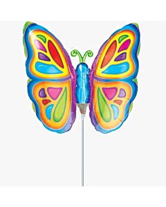 Μπαλόνι Πεταλούδα Πολύχρωμη Minishape