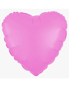 Μπαλόνι Καρδιά 18'' Ροζ Σατινέ - (Συσκευασμένο)